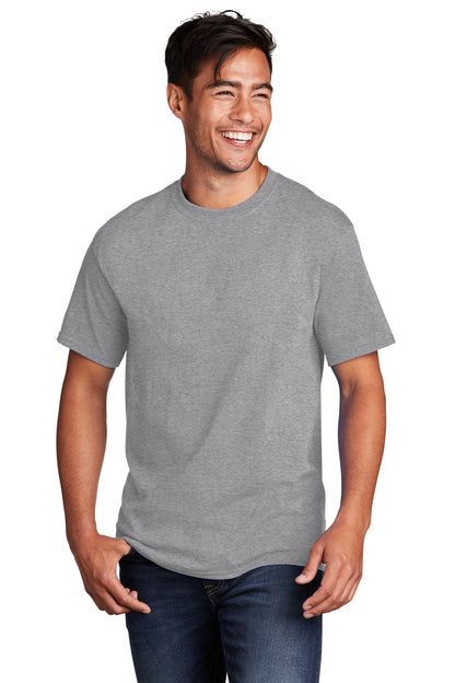 Port & Company Core Cotton Tee. PC54 Athletic Heather