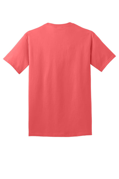 Port & Company Core Cotton Tee. PC54 Coral