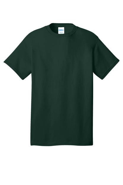 Port & Company Core Cotton Tee. PC54 Dark Green