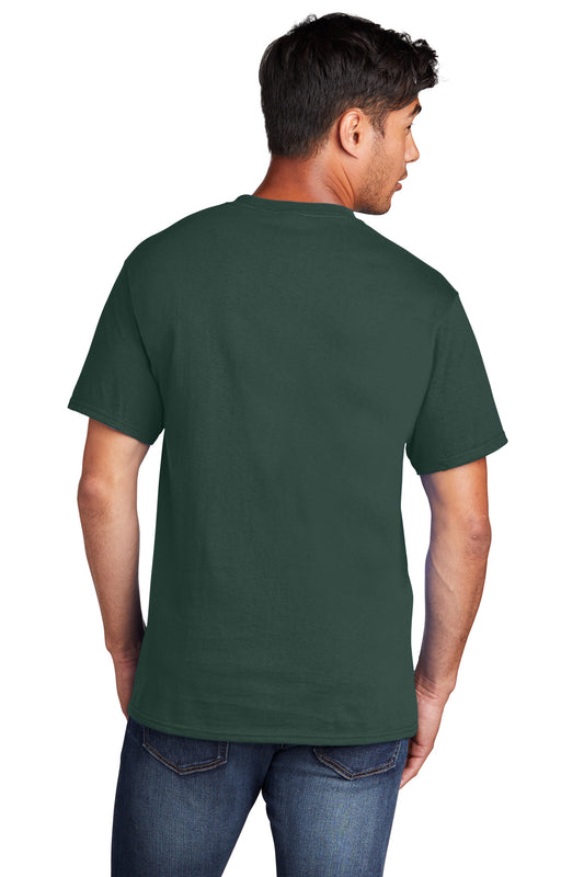 Port & Company Core Cotton Tee. PC54 Dark Green