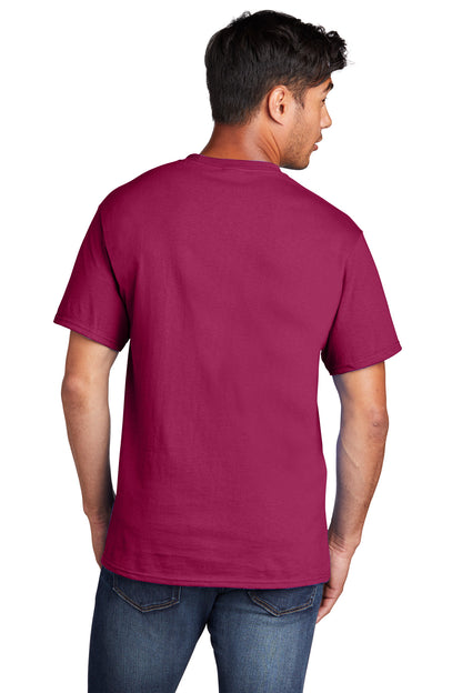 Port & Company Core Cotton Tee. PC54 Flush Pink