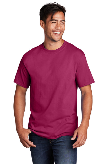 Port & Company Core Cotton Tee. PC54 Flush Pink