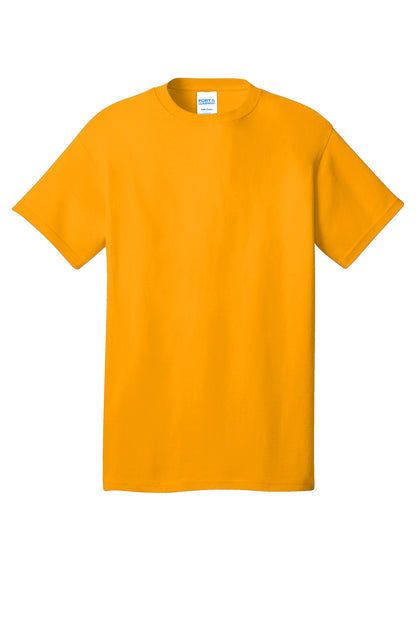 Port & Company Core Cotton Tee. PC54 Gold