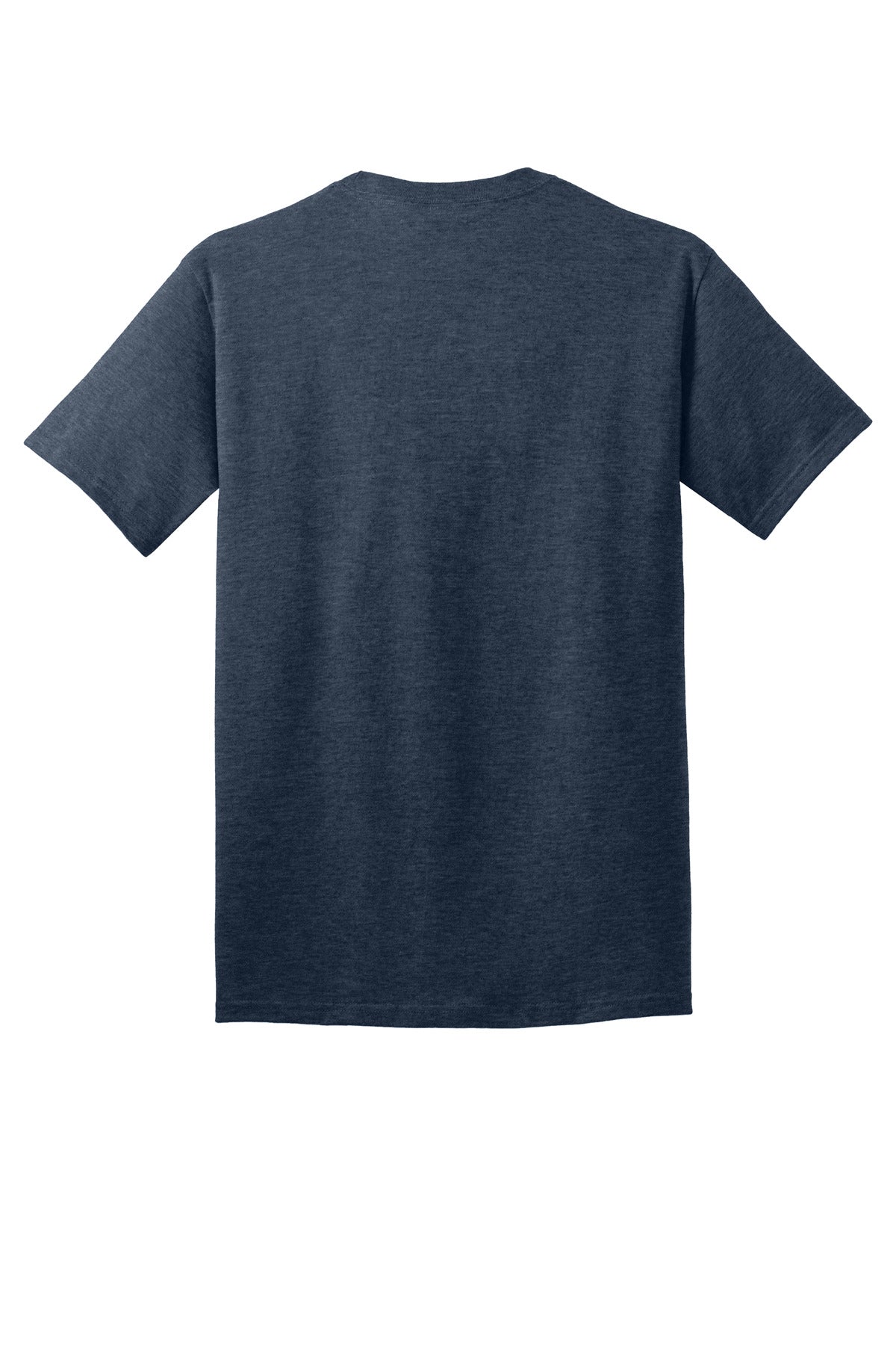 Port & Company Core Cotton Tee. PC54 Heather Navy