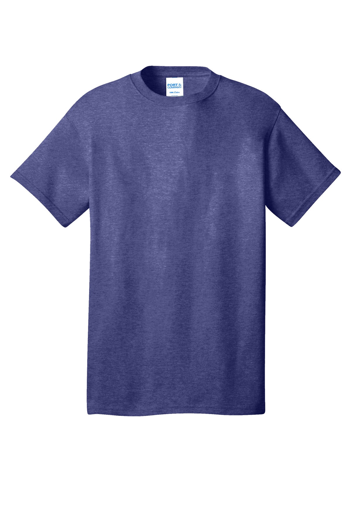 Port & Company Core Cotton Tee. PC54 Heather Purple