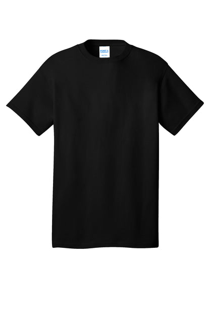 Port & Company Core Cotton Tee. PC54 Jet Black