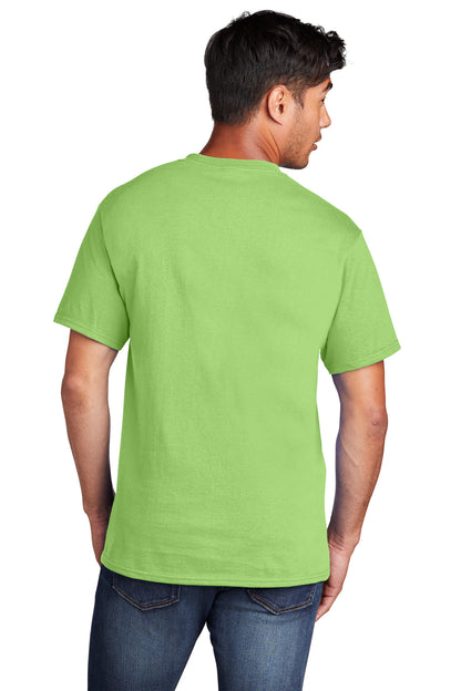 Port & Company Core Cotton Tee. PC54 Lime