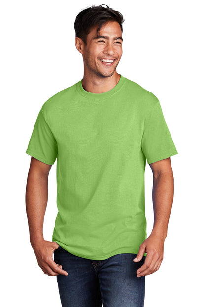 Port & Company Core Cotton Tee. PC54 Lime
