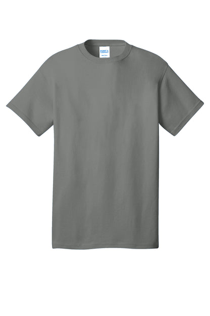 Port & Company Core Cotton Tee. PC54 Medium Grey