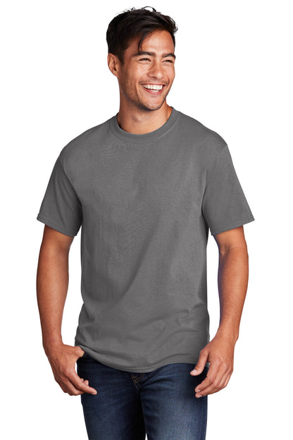 Port & Company Core Cotton Tee. PC54 Medium Grey