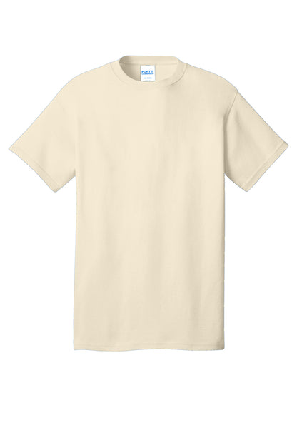 Port & Company Core Cotton Tee. PC54 Natural