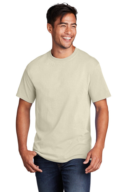 Port & Company Core Cotton Tee. PC54 Natural