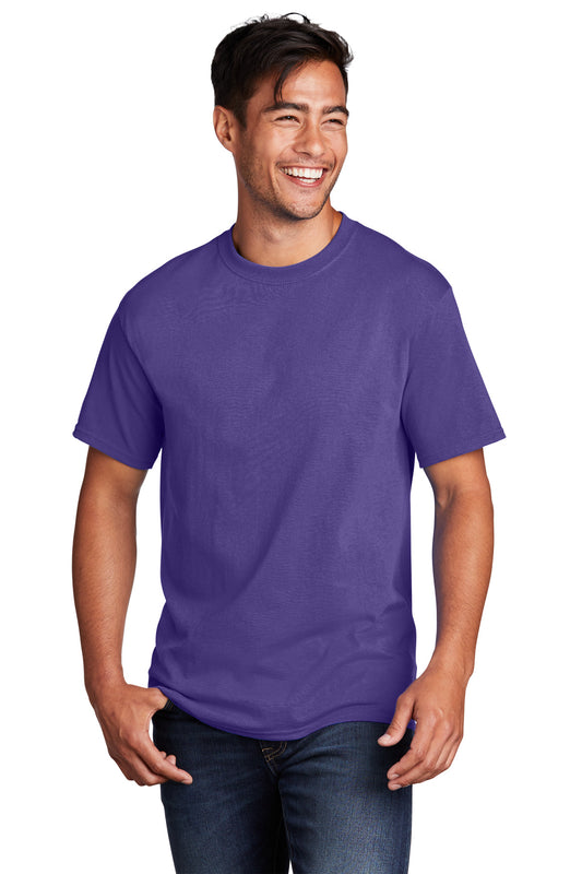 Port & Company Core Cotton Tee. PC54 Purple
