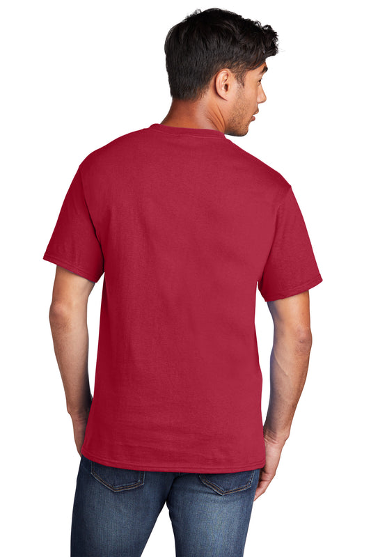 Port & Company Core Cotton Tee. PC54 Red