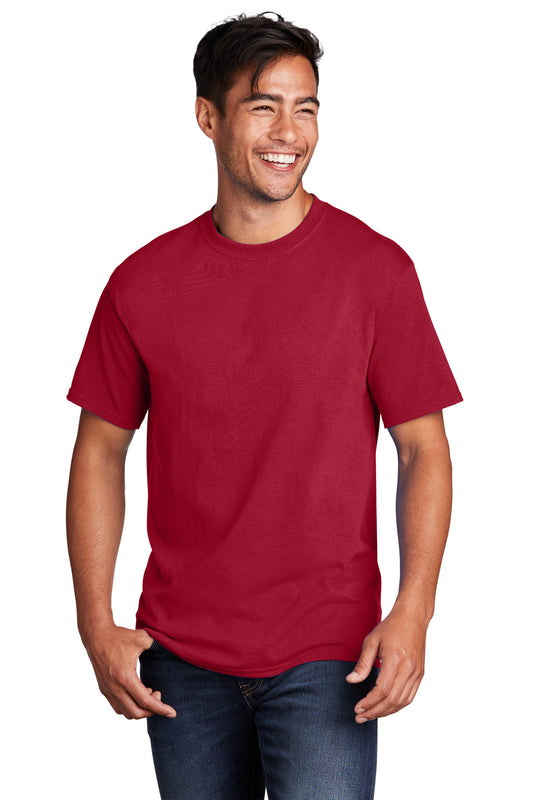 Port & Company Core Cotton Tee. PC54 Red