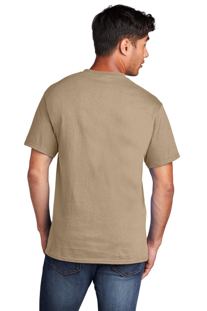 Port & Company Core Cotton Tee. PC54 Sand