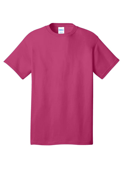 Port & Company Core Cotton Tee. PC54 Sangria