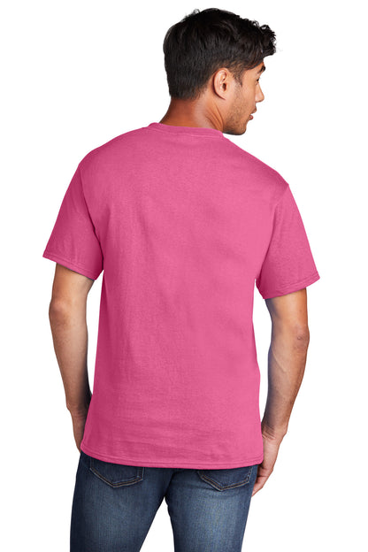 Port & Company Core Cotton Tee. PC54 Sangria