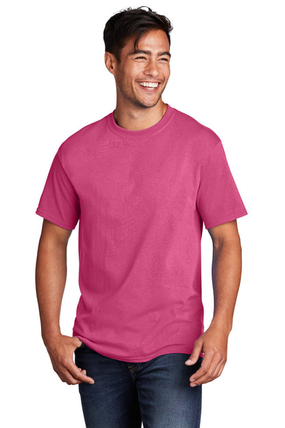 Port & Company Core Cotton Tee. PC54 Sangria