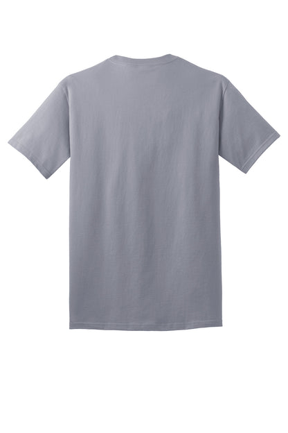 Port & Company Core Cotton Tee. PC54 Silver