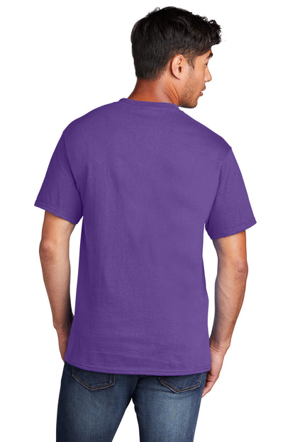 Port & Company Core Cotton Tee. PC54 Team Purple