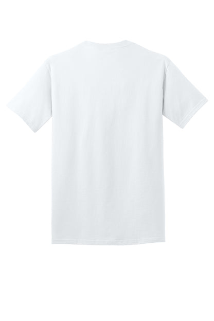 Port & Company Core Cotton Tee. PC54 White