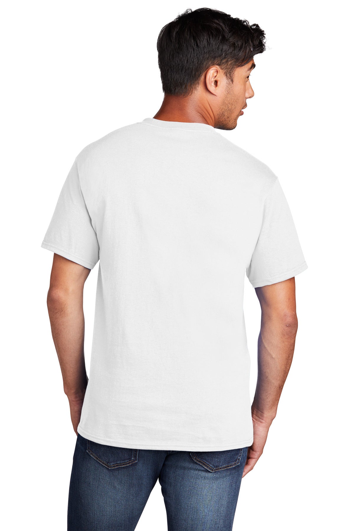 Port & Company Core Cotton Tee. PC54 White