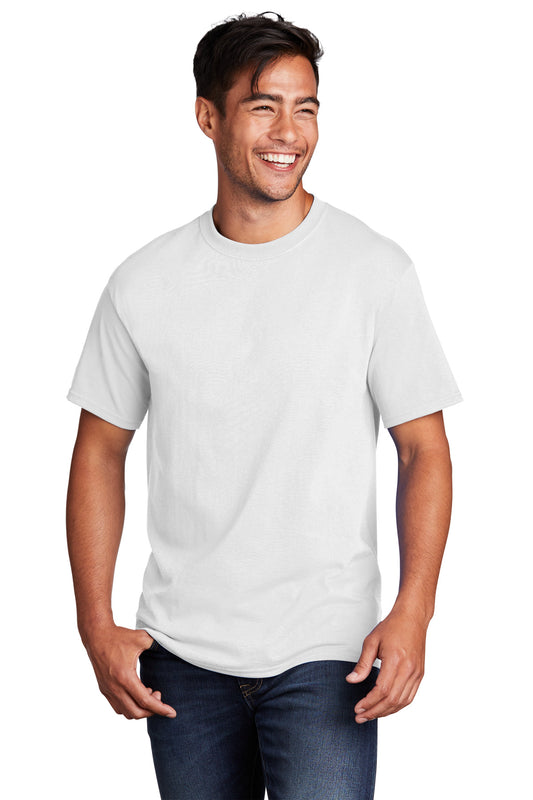 Port & Company Core Cotton Tee. PC54 White