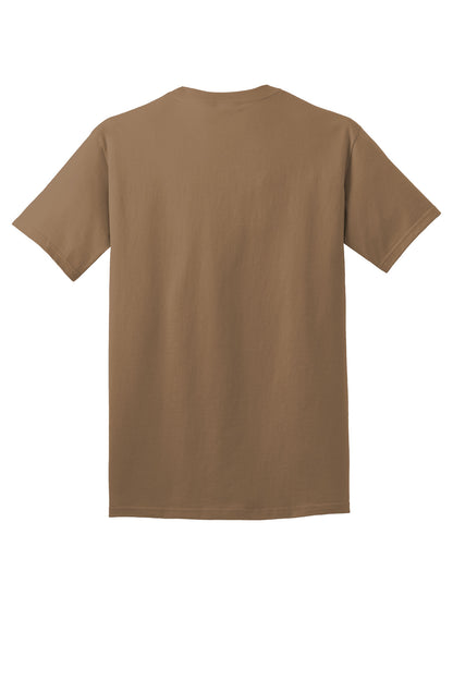 Port & Company Core Cotton Tee. PC54 Woodland Brown