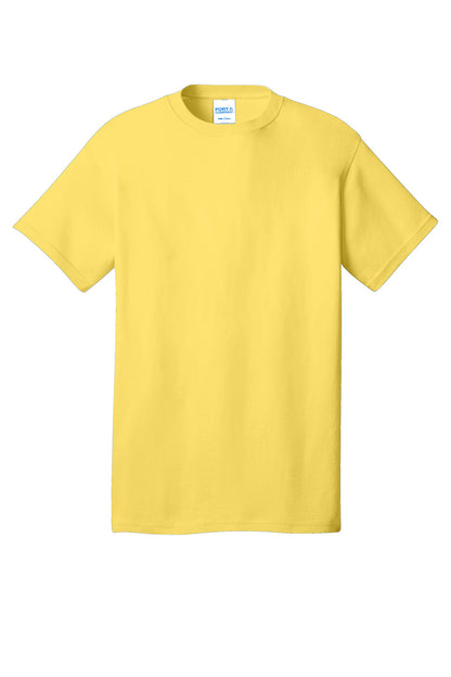 Port & Company Core Cotton Tee. PC54 Yellow