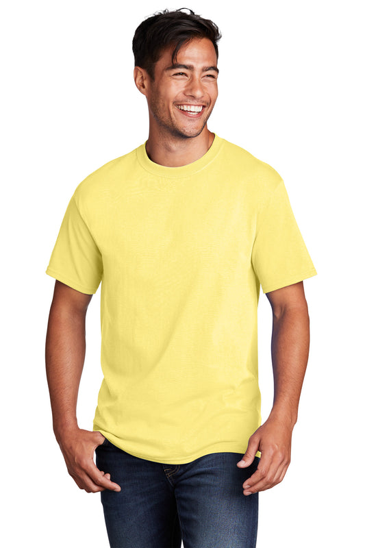 Port & Company Core Cotton Tee. PC54 Yellow