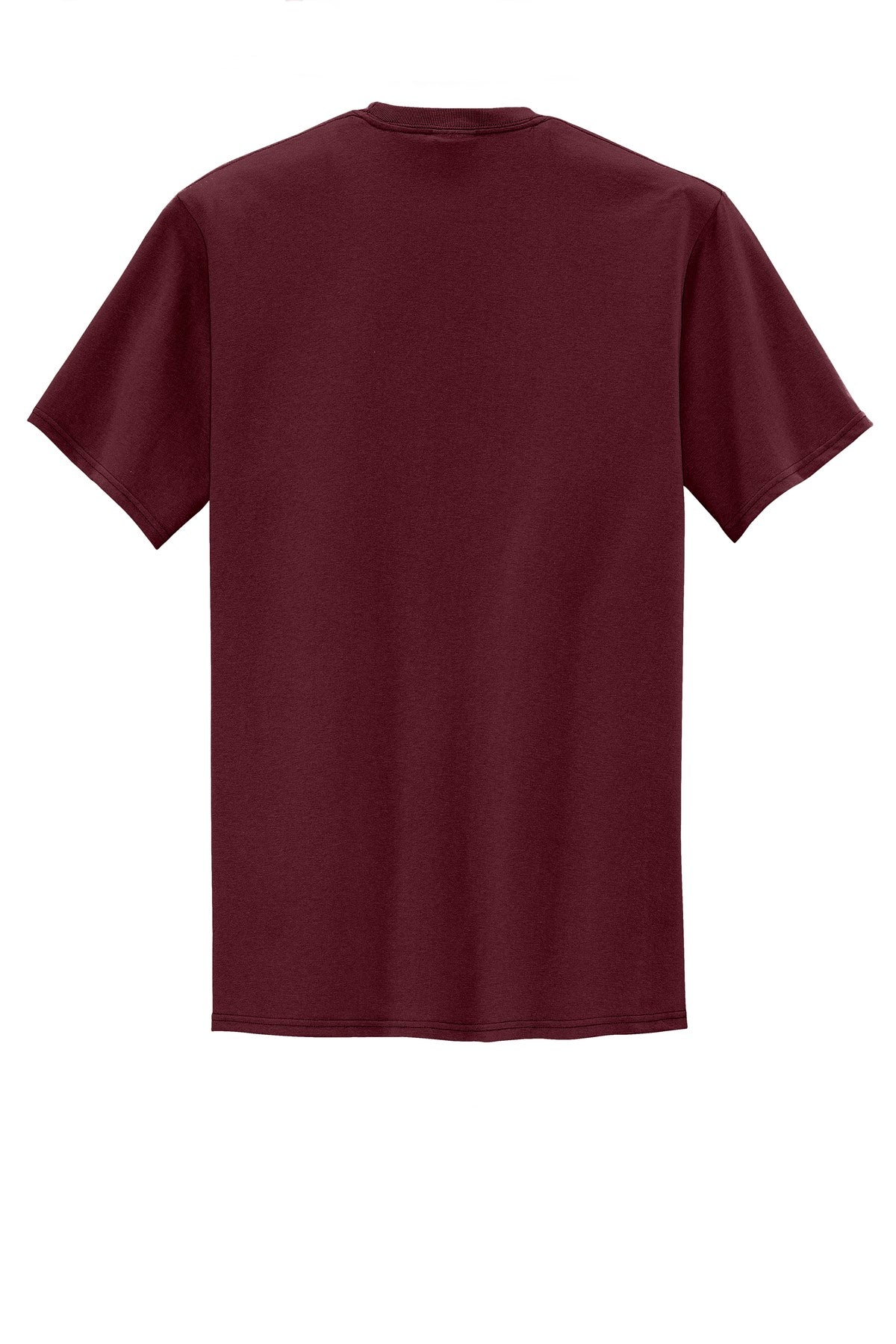 Port & Company Tall Core Blend Pocket Tee. PC55PT Athletic Maroon Tall