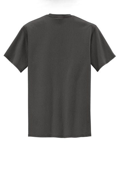Port & Company Tall Core Blend Pocket Tee. PC55PT Charcoal Tall