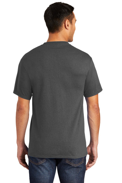 Port & Company Tall Core Blend Pocket Tee. PC55PT Charcoal Tall