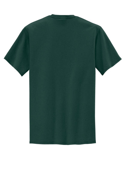 Port & Company Tall Core Blend Pocket Tee. PC55PT Dark Green Tall