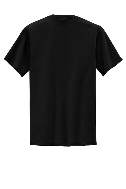 Port & Company Tall Core Blend Pocket Tee. PC55PT Jet Black Tall