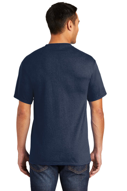 Port & Company Tall Core Blend Pocket Tee. PC55PT Navy Tall