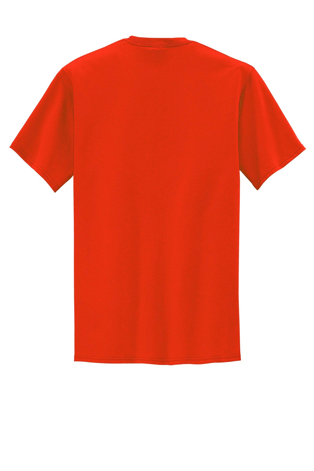 Port & Company Tall Core Blend Pocket Tee. PC55PT Orange Tall