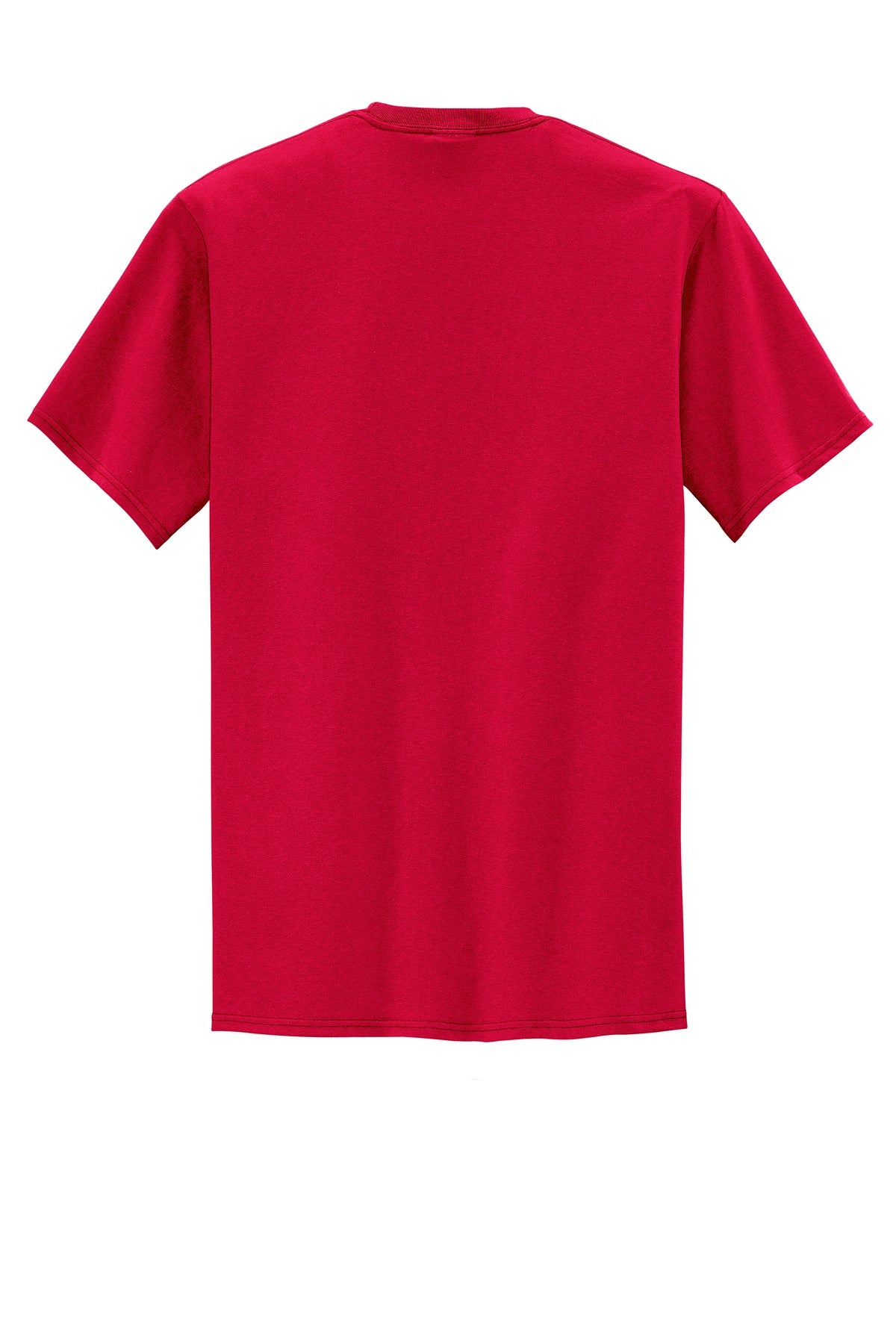 Port & Company Tall Core Blend Pocket Tee. PC55PT Red Tall