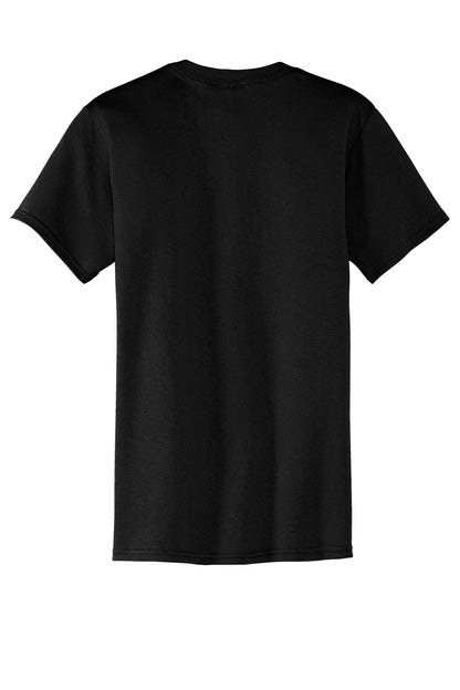 Port & Company Core Blend Pocket Tee. PC55P Jet Black