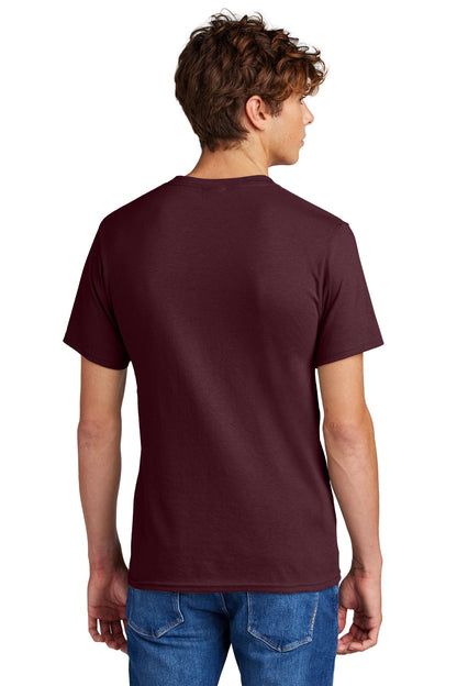 Port & Company Tall Core Blend Tee. PC55T Athletic Maroon Tall
