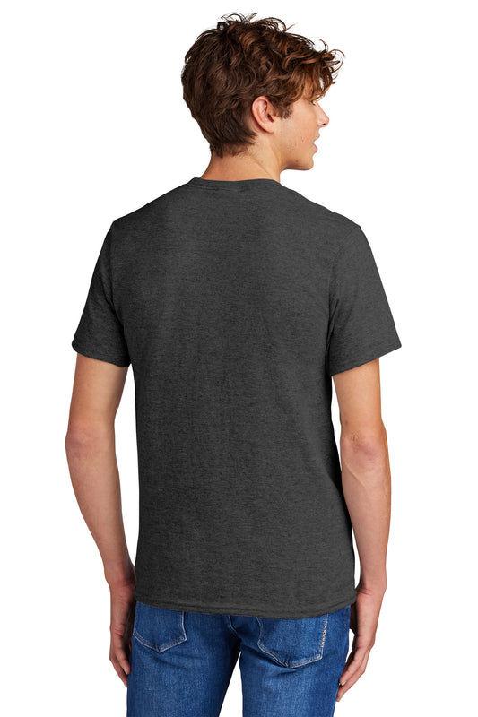 Port & Company Tall Core Blend Tee. PC55T Dark Heather Grey Tall