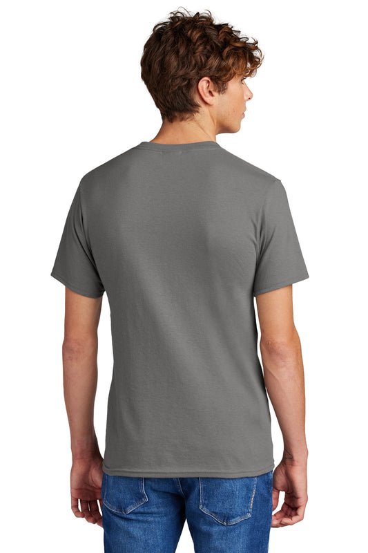 Port & Company Tall Core Blend Tee. PC55T Medium Grey Tall