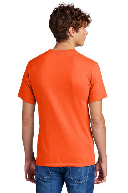 Port & Company Tall Core Blend Tee. PC55T Safety Orange Tall