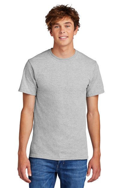 Port & Company Core Blend Tee.  PC55 Ash