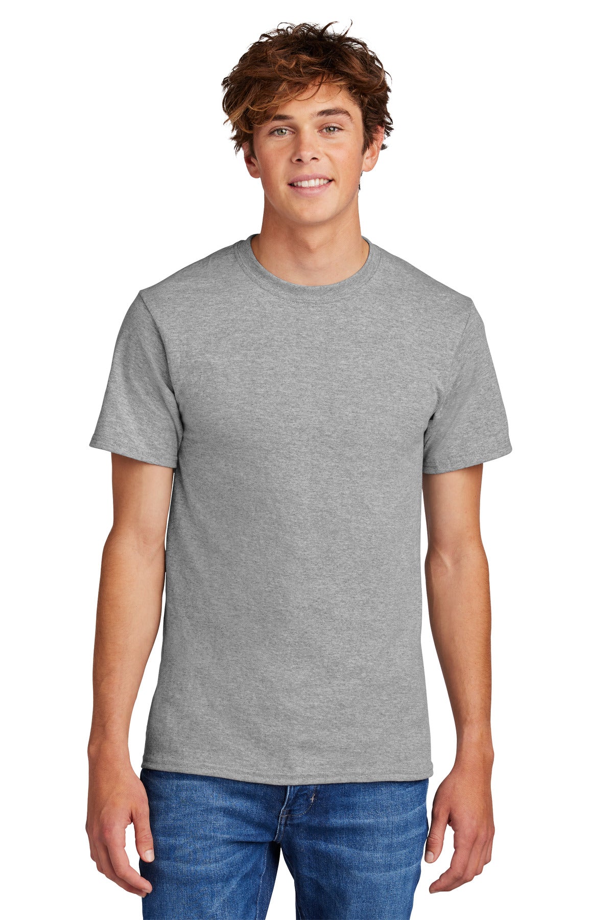 Port & Company Core Blend Tee.  PC55 Athletic Heather