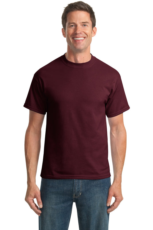 Port & Company Tall Core Blend Tee. PC55T Athletic Maroon Tall