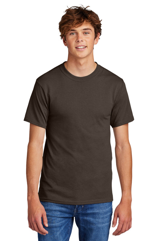 Port & Company Core Blend Tee.  PC55 Brown