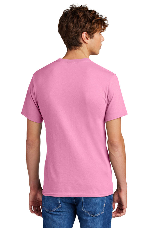 Port & Company Core Blend Tee.  PC55 Candy Pink