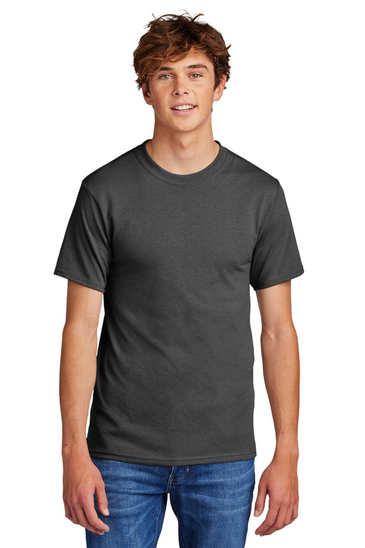 Port & Company Core Blend Tee.  PC55 Charcoal